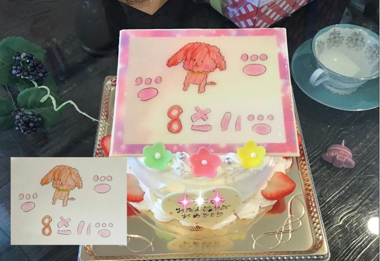  特別注文ケーキ写真