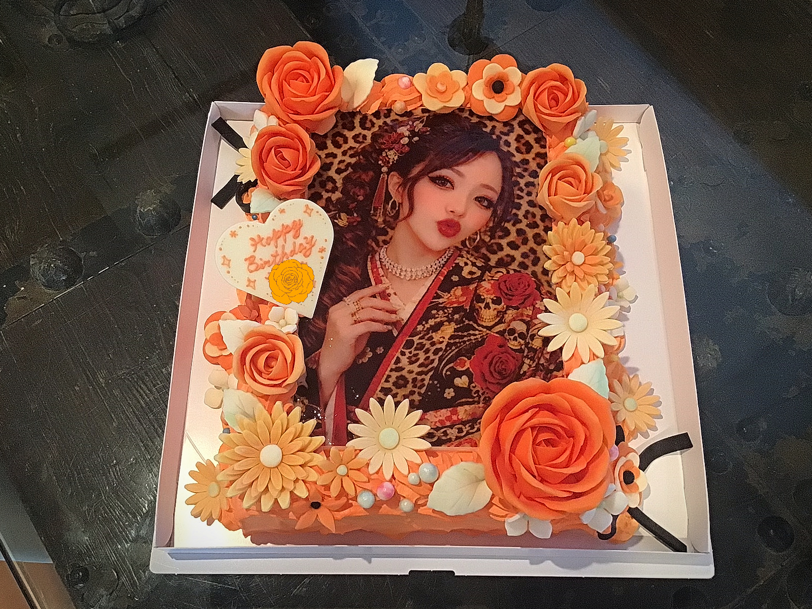 香川県ケーキ　高松市ケーキ　グレースケーキ　大和撫子令和美人ケーキ　プレゼントケーキ　写真ケーキ　プリントケーキ　旅色ケーキ
